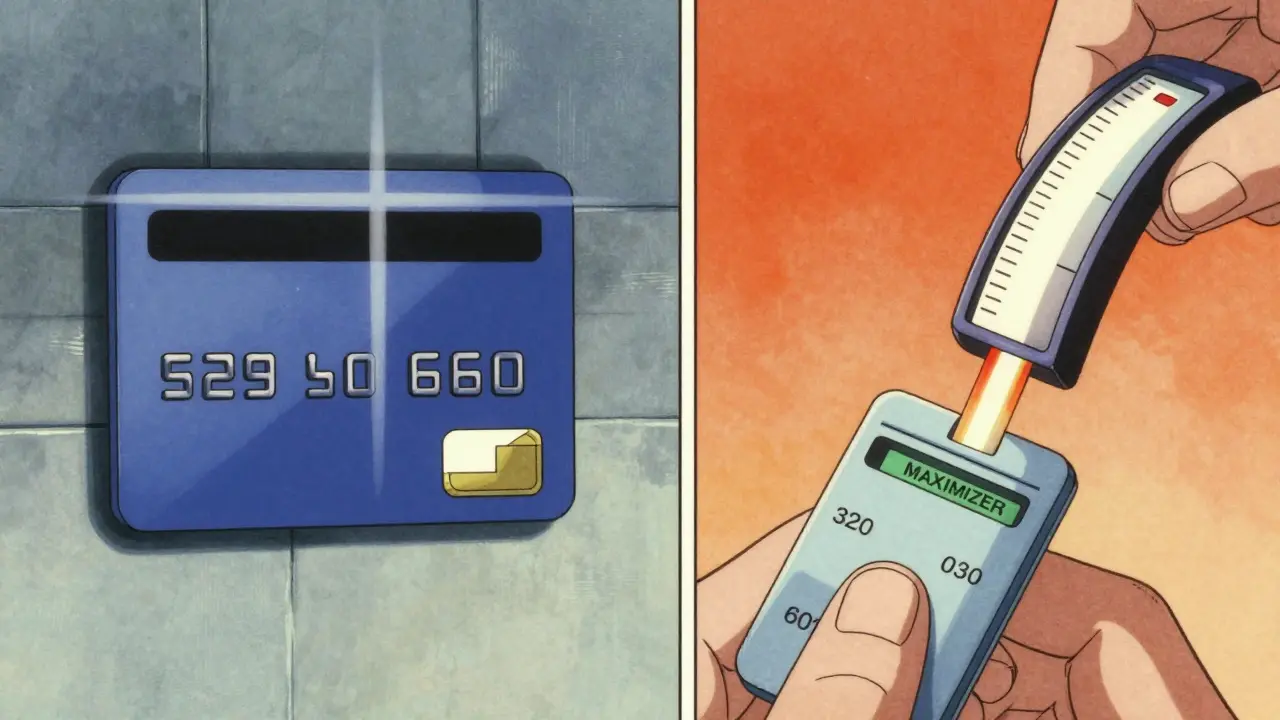Split scene illustrating copay accumulator and maximizer insurance programs